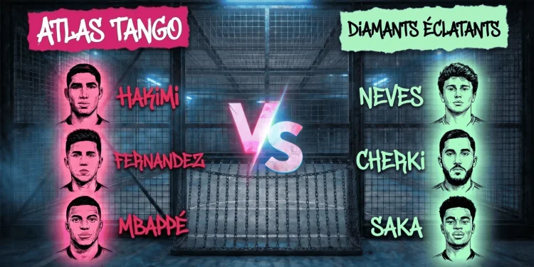 The Cage, Duelo de craques: Vote em Atlas Tango x Diamants Éclatants